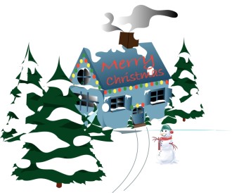 House at Christmas