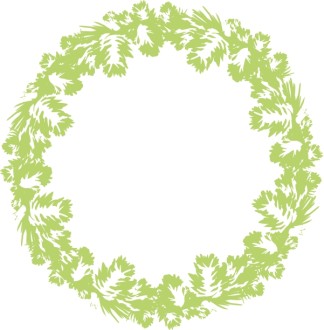 Bright Green Wreath