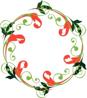 Chistmas Swirls Wreath