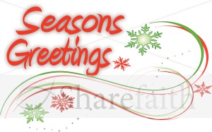 Snowflake Swirls and Seasons Greetings