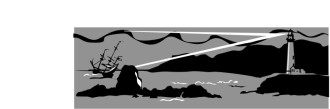 Nighttime at the Lighthouse Clip art