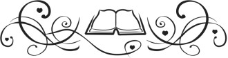 Bible and Swirls Page Divider