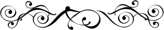 Swirls and Christian fish Page Accent