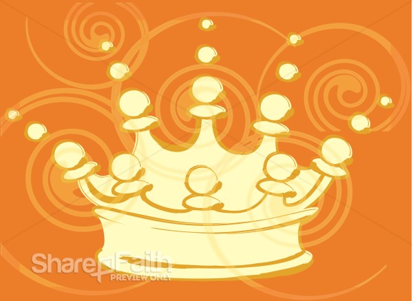 Curls and Crown Clipart