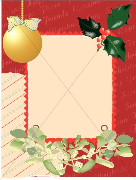 christmas clipart stationery - photo #33