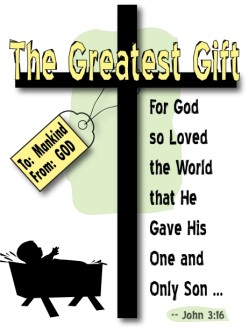 The Greatest Gift Word Art