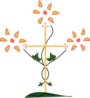 Abstract Flower Cross
