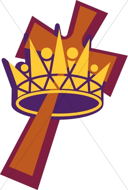 clipart cross and crown - photo #15
