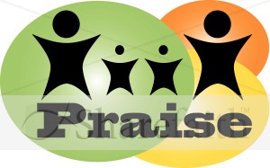Colorful Silhouette Praisers