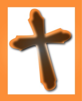 Brown Boxed Cross