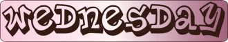 Wednesday Clipart