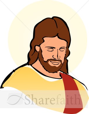 Color Portrait of Jesus