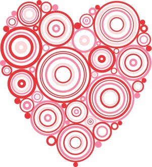 Red Circles Heart