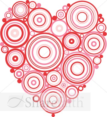 Red Circles Heart