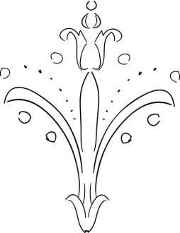 Line Art Fleur De Lis