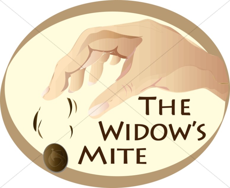 The Widow's Mite | New Testament Clipart