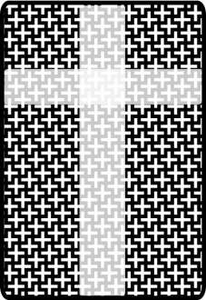 White Cross on Crosses