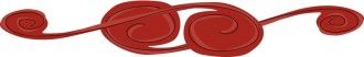 Deep Red Page Divider