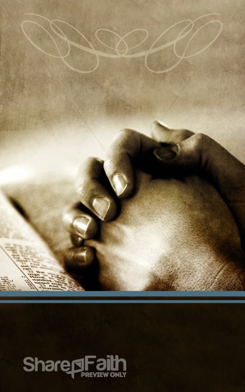 Prayer Service Bulletin Cover