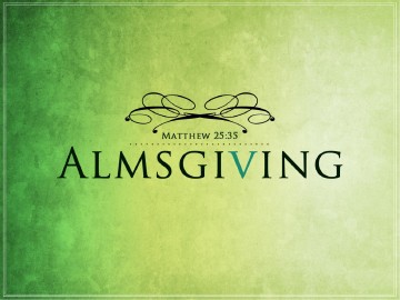 Almsgiving Church PowerPoint