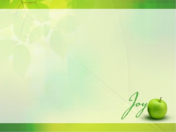 Joy Fruit of the Spirit PowerPoint Template