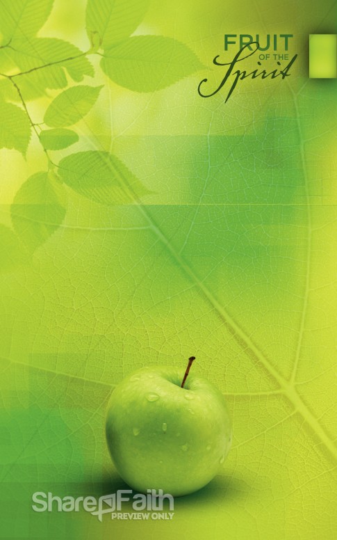 Joy Fruit Of The Spirit Bulletin Cover