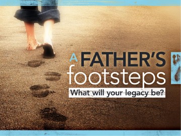A Fathers Footsteps PowerPoint Template