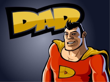 Super Dad Powerpoint Template
