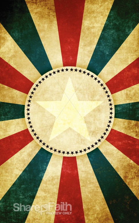 One Nation Under God Independence Day Bulletin Cover