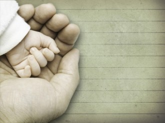 A Father's Hand Worship Background