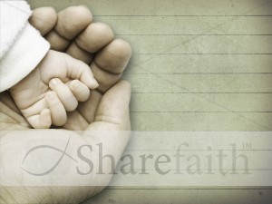 A Father's Hand Worship Background