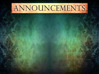 Your Body Is A Temple Announcement Background