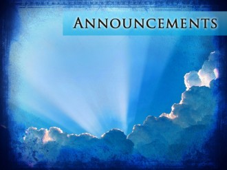Great Intercessor Church Announcement Background