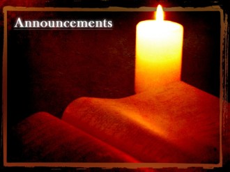 Spirit Of Truth Church Announcement Background