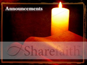 Spirit Of Truth Church Announcement Background