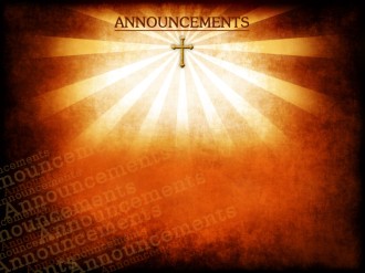 King Of Kings Church Announcement Background