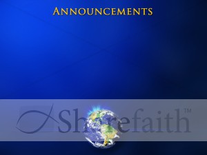 Lord Of Lords Church Announcement Background