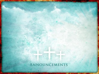 The Risen Christ Announcement Background