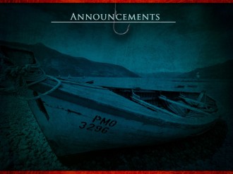 Great Commission Announcment Background