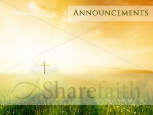 Easter Church Announcement Slide