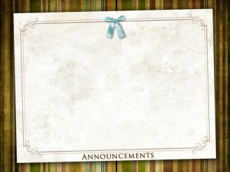 Mother's Day Announcment Background