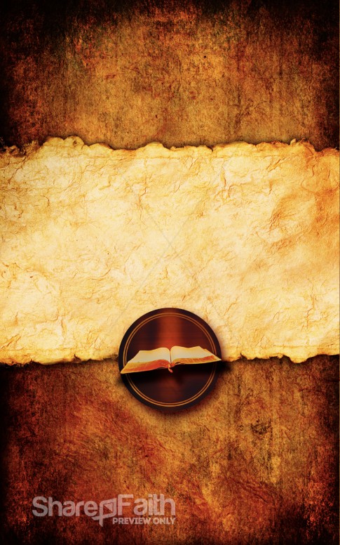 The Gospels Series Bulletin Cover Template