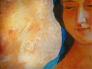 Mary Mother of Jesus Bible Women Of Faith PowerPoint Template