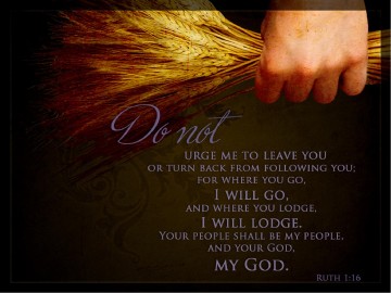 Ruth and Naomi Women Of Faith PowerPoint Template