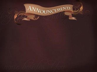 Banner Announcements Slide