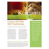 Lion Of Judah Church Newsletter
