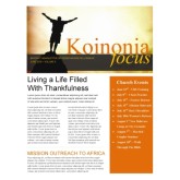 Arms Of Worship Church Newsletter