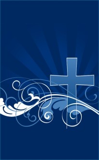 Easter Bulletin Cover Cross Design