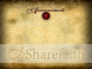 Salvation Assurance Announcement Slide
