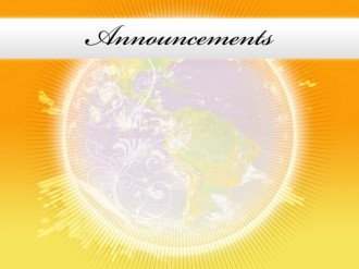Missions Announcement Slide